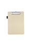 Secretary's Office, A5 Small Size, Without Cover, A5 Clipboard Vegan Faux Leather, 17.5X24.5 Cm., Beige