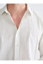 Regular Fit Long Sleeve Poplin Men's Shirt - 3