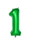 Green Color Number Foil Balloon 76 cm - 1