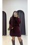 Knitwear Sweater Skirt Scarf Set - 4