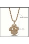 Yiwu 1Pc Hip Hop Ice Dog Paw Cubic Zirconium Ice Crystal Bear Claw - 2