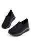 LJN-175 Rhinestone Elastic Sports Shoe
