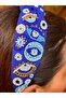 Azure Allure Beaded Headpiece - 2