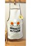 Punch Embroidered Kitchen Apron & Punch Embroidered Bag Holder & Kitchen Set