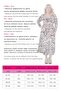 Women's Black Beige Ethnic Pattern Double Breasted Collar Plus Size Stretchy Maxi Dress - 2