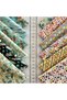 100% Cotton Satin Fabric – 60 Pieces 20X20 Cm, Summer and Fruit Themed Patterns, for Patchwork - 5
