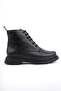 Lyk-1001 Lace-Up Flat Leather Boots - 3