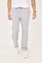 Men's Winter 3-Thread Fabric Ş Fleece-Lined (Fleece Inside) Baggy Sweatpants with Back Pocket Detail (Wide Fit) - 5