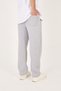 Men's Winter 3-Thread Fabric Ş Fleece-Lined (Fleece Inside) Baggy Sweatpants with Back Pocket Detail (Wide Fit) - 2