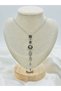 Stoned Y Model Steel Women's Necklace - 3
