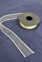 Chiffon Ribbon (2.5 X 20 Meters) Tulle Bundle Decoration Ribbon - Ecru - 2