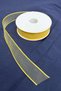 Chiffon Ribbon (2.5 X 20 Meters) Tulle Bundle Decoration Ribbon - Yellow - 3