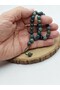 Seaweed Agate Stone 33-Piece Special Design Prayer Beads 8mm (55986) - 2