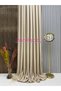 Natural Linen Bohemian Style Beige Background Curtain 1X3 Frequent Pleats No Ironing Suitable for Any Room