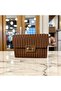Women's Shoulder Bag with Gold Chain - 2