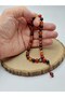 Agate Stone Brown Variegated 33-Piece Special Design Prayer Beads 8mm (1892) - 3
