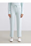 Lcw Vision Turquoise Elastic Waist Women's Sweatpants