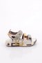 Fy25-1947 Fillet Children's Orthopedic Sandals Cream Brown Oil Green
