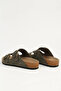 Pc-7551 Women's Double Buckle Slippers Khaki - 2