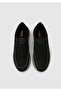 Black Leather Men's Shoes - 5