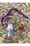 Pumpkin butterfly character keychain and bag charm - 3