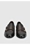 Brown Leather Men's Shoes - 3