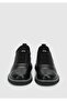 Black Leather Men's Shoes - 3
