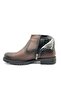 Genuine Leather with Fur Inside Special Sole Italian Style Water Resistant Winter Brown Boots - 4