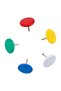 Colored Pushpins – 100 Pieces of Metal Headed Pushpins for Fixing Cork and Boards - 2