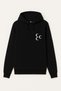 Ottoman 3 Crescent Flag Printed Adult Black Hooded Hoodie Sweatshirt Hoodie