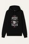 V for Vendetta Printed Adult Black Hooded Hoodie Sweatshirt Hoodie