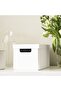 FJÄDERHARV Storage box with lid, white, 18 x 25 x 16 cm - 4