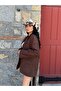 Women's Belted Pocketed Suede Jacket - 8