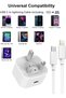 Apple MFi Certified 20W USB C Fast Charger - UK Type C Power Adapter with 2M iPhone Cable for iPhone - 6