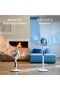 20dB Quiet Pedestal Fan, 2465m³/h Air Circulator with 12 Speeds & 90°+120° Oscillating - 5