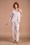 Women's Powder Satin Bridal 6-Piece Dowry Set Dressing Gown & Nightgown & Pajama Shorts Set L8U6O2K0Kka - 6