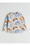 Lcw Baby Gray Printed Boy's Pajamas - 2