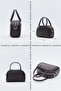 Bitter Brown D26 Daily Women's Hand and Shoulder Bag with Single Zipper Compartment and Adjustable Long Strap Detail - 6