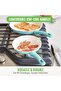 GreenLife Soft Grip Healthy Ceramic Nonstick, Cookware Pots and Pans Set, 16 Piece, Turquoise - 6