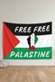 Free Free Palastine Wall Covering Film-Themed Quality Fabric Room Decor Tapestry Wall Carpet