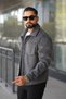 New Season Oversize Pocket Detailed Trendy Cashmere Men's Jacket
