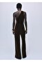 Velvet Jumpsuit with Metal Details - 4