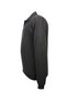 Plus Size Buttonless Polo Neck Velvet Sweater - 3