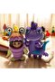 Set of 2 Keychains with Cute Monsters Figures – Bag Ornament