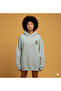 Lenithra Death Back Printed Unisex Oversize Gray Hoodie - 4