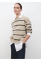 Striped knitwear sweater