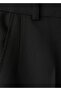 Straight-Cut Fabric Trousers - 5