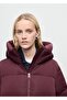 Long Quilted Anorak with a Hood - 7
