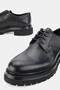 Men's Black Genuine Natural Leather Size 39-46 Lace-Up Oxford Shoes - 4