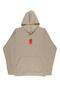 Lenithra Evangelion Back Printed Unisex Oversize Beige Hoodie - 6
